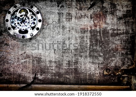 Abstract Vintage and Antique Style Clock Photo