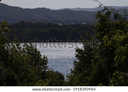 Lake in the interior of Basque Country
