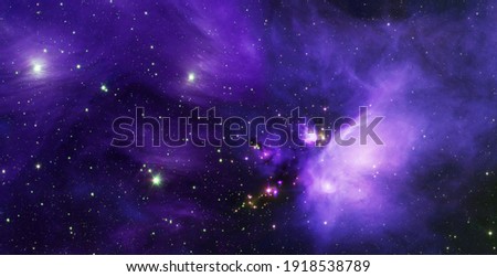 planets, stars and galaxies in outer space showing the beauty of space exploration. Elements furnished by NASA . - Image Royalty-Free Stock Photo #1918538789