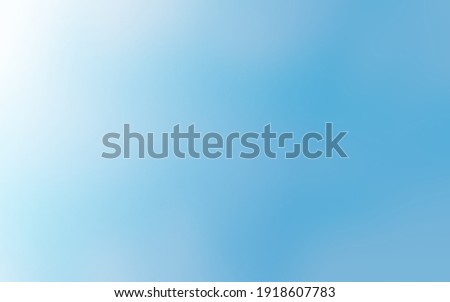 Abstract backdrop bright light gradient blue blurred background.
sky and (with copy space)
The sky and clouds are blurry.