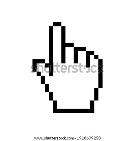 Pointer icon for graphic design projects Royalty-Free Stock Photo #1918699250