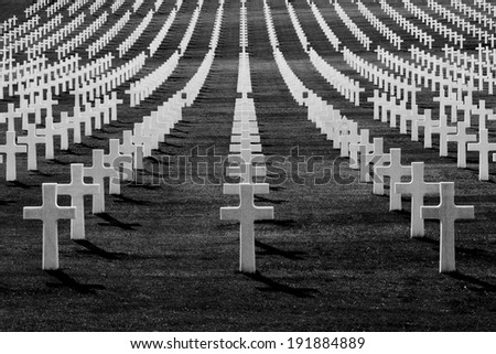 A lot of crosses Royalty-Free Stock Photo #191884889