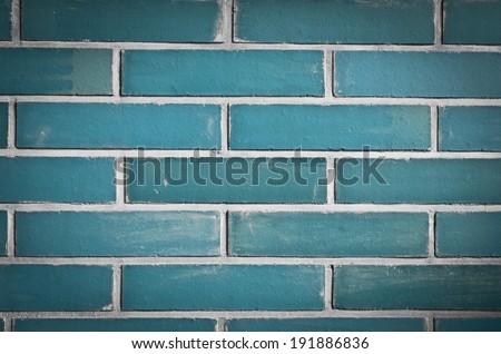 blue Texture brick wall, background, detailed pattern