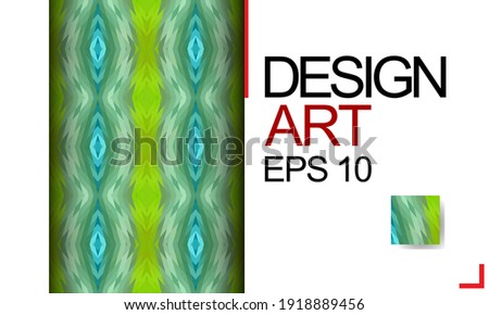 Template for design, business card, invitation. Suitable for social media posts, mobile apps, cards, invitations, banners design and web. Colorful mosaic covers design. Minimal geometric pattern.