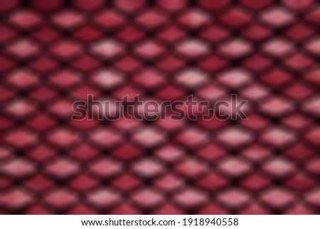 Blurred red Abstract Background of earthenware tiles or calls tiles consists of fish scales on the roof of temple bangkok thailand - Backdrop Resource Design