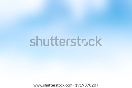 Abstract backdrop bright light gradient blue blurred background.
sky and (with copy space)
The sky and clouds are blurry. Royalty-Free Stock Photo #1919378207