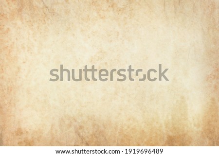 Vintage paper texture background, grunge old retro rustic cardboard brown empty blank space page Royalty-Free Stock Photo #1919696489