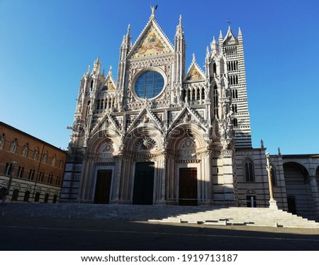 Photo of the Cathedral of Siena in Italy
