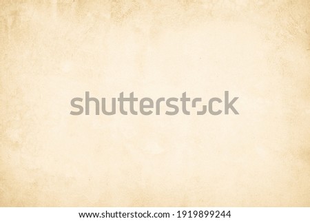 Old concrete wall texture background. Close-up retro plain cream color cement wall background texture on paper for show or advertise or promote product and content on display and web design element. Royalty-Free Stock Photo #1919899244