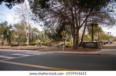 The City of Poway Aubrey Park located in Old Poway in California.