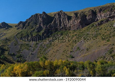 
View of Mount Kazbek, Georgia