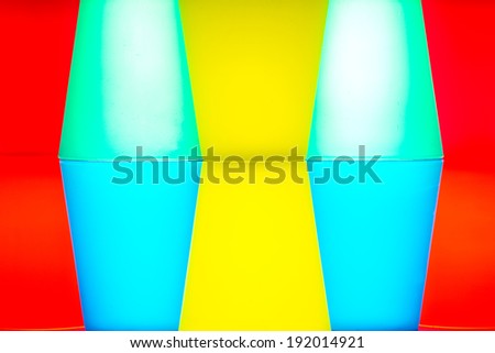 Abstract background of colored frosted plastic. High resolution.