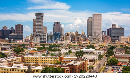 New Orleans, Louisiana, USA downtown skyline in the afternoon.