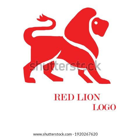 VECTOR DESIGN A RED LION VERY PROBLEM