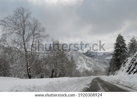 snow, winter, nature, solitude and landscape