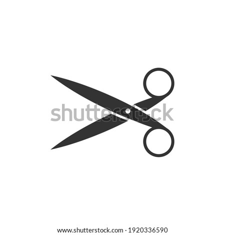 Scissors icon design template vector isolated illustration