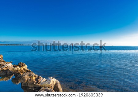 Looking out at deadman bay from Keaton Beach Florida USA Royalty-Free Stock Photo #1920605339
