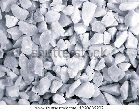 Abstract texture pebbles stone in black and white photo for background 