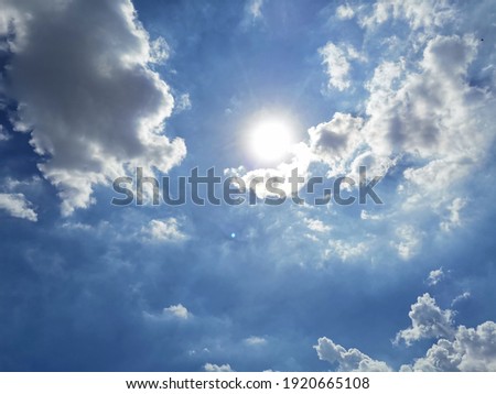 Beautiful sky and sunshine pictures