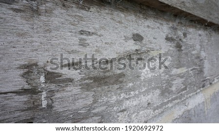 wood board with white paint