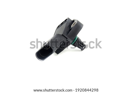 Intake manifold absolute pressure sensor on isolated background Royalty-Free Stock Photo #1920844298
