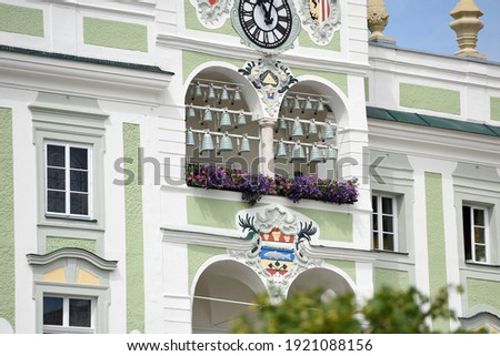 Town hall in Gmunden, Gmunden District, Upper Austria, Austria, Europe
