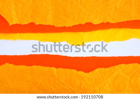 orange paper design