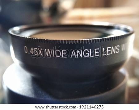black camera phone wide angel lens 