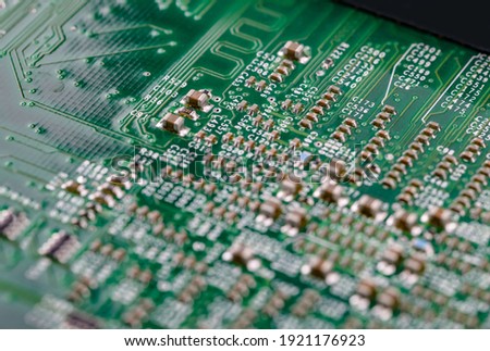 Complex electronic circuits of computers 