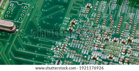 Complex electronic circuits of computers 