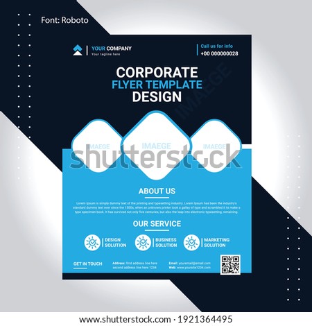 Corporate Flyer Business Template with Unique design