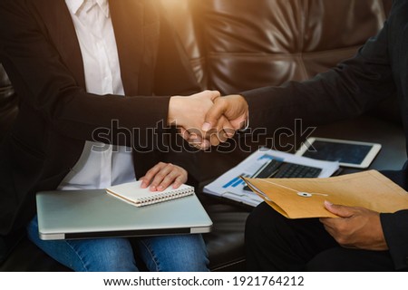 Business partnership meeting concept. Image businessmans handshake. Successful businessmen handshaking after good deal.

 Royalty-Free Stock Photo #1921764212