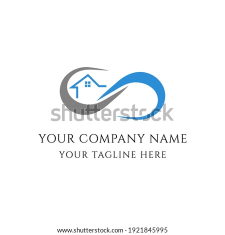 This is infinity home logo design vector. It is minimal modern and atttractive which can be used for any type of real estate business.