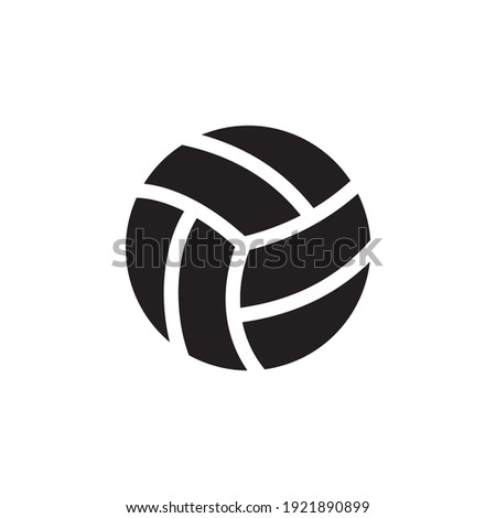 volley ball icon symbol sign vector