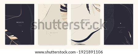 Abstract elegant minimal background templates. Fashionable template for design. Royalty-Free Stock Photo #1921891106