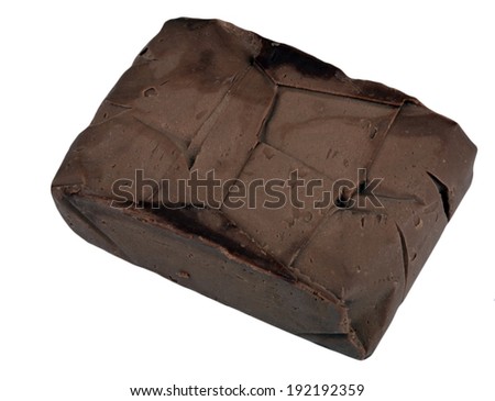 piece of chocolate butter