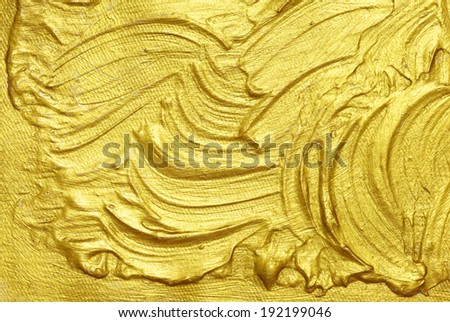 gold acrylic textured painting background