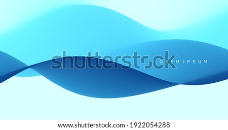 Water waves. Nature background. Trendy liquid design. Vector illustration for banners, flyers and presentation. Royalty-Free Stock Photo #1922054288