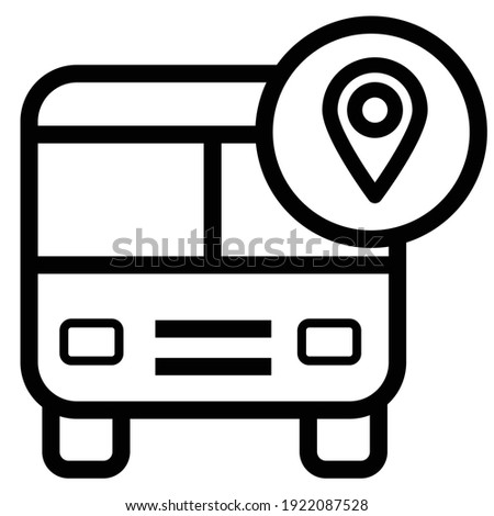 Bus icon, bus icon vector isolated on white background, transport icon vector design, Public transport symbol, Bus public transportation flat icon for apps and websites