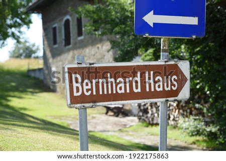 The house of the world famous writer Thomas Bernhard in Ohlsdorf, Austria 