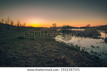 Just a photo of sunrise on river in morning time