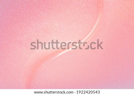 Light pink hydrogel silver shimmering eye patches texture background Royalty-Free Stock Photo #1922420543
