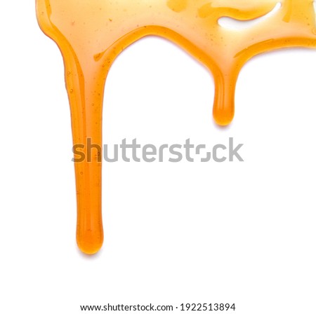 Maple syrup isolated on white background Royalty-Free Stock Photo #1922513894