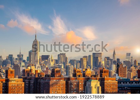 New York City skyline, cityscape of Manhattan in USA Royalty-Free Stock Photo #1922578889