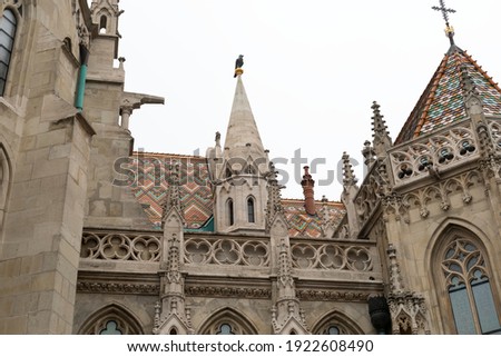 Picture of the famous Matthias Church situated in Budapest Hungary