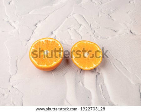 Fresh Oranges isolated stock image with white background.