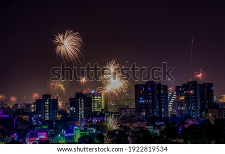 This is Diwali picture , fireworks capture by Nikon d750