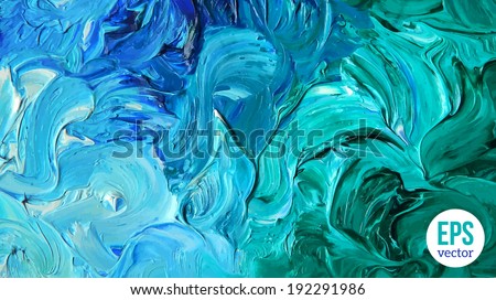 Oil painted background. Vector illustration. Abstract backdrop. Royalty-Free Stock Photo #192291986