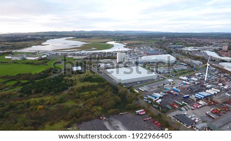 Aerial image of Irvine Town Centre and surrounding areas
