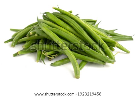 Green bean isolate on white background Royalty-Free Stock Photo #1923219458